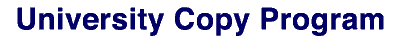 University Copy Program