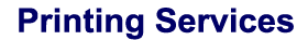 Printing Services
