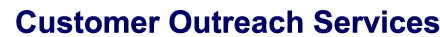Customer Outreach Services